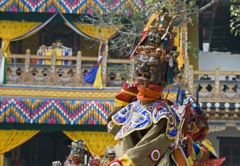 Punakha Festival - Mask of the Buddha of Compassion